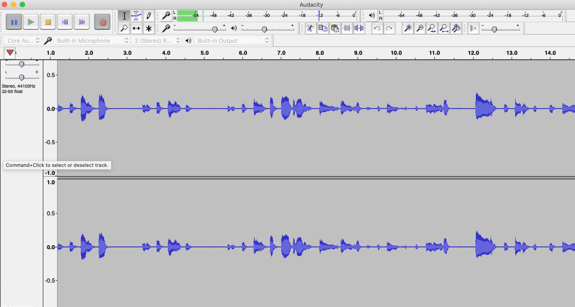 podcast editing audacity